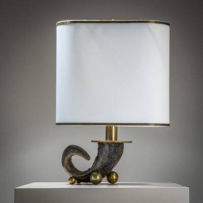 “Corno tre sfere” Table Lamp by Gabriella Crespi (1922-2017), Italy, 1965