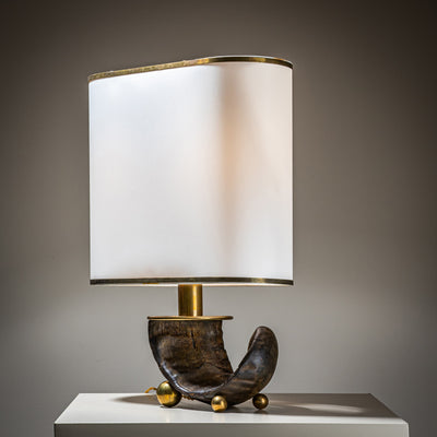 “Corno tre sfere” Table Lamp by Gabriella Crespi (1922-2017), Italy, 1965