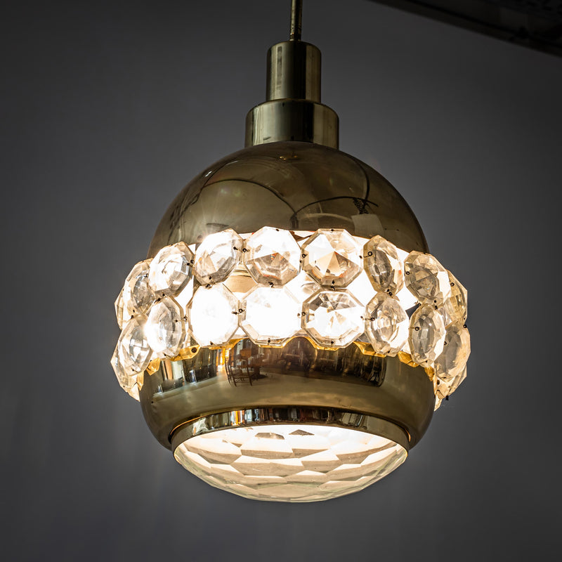 Pendant Lamp Attributed to Pia Guidetti Crippa for Lumi, Italy, 1960s/70s