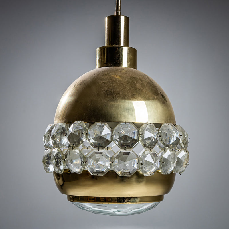 Pendant Lamp Attributed to Pia Guidetti Crippa for Lumi, Italy, 1960s/70s