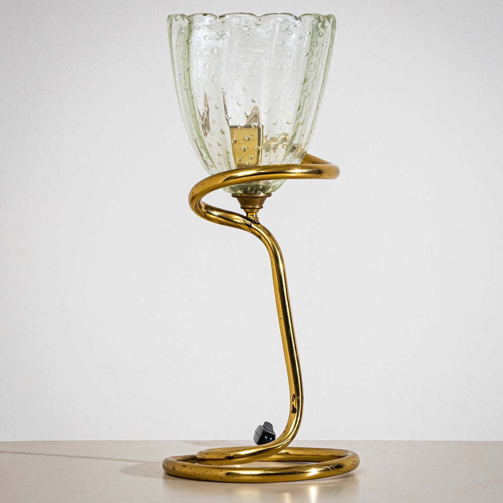 Table Lamp, attributed to Ercole Barovier, Italy Mid-20th Century