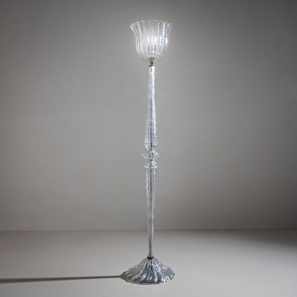 Floor Lamp, attributed to Barovier & Toso, Italy, 1940s