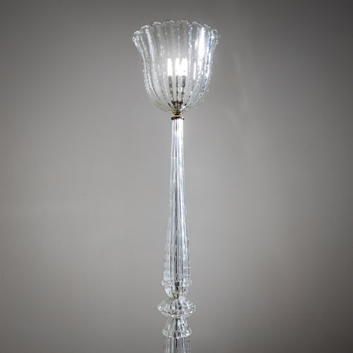 Floor Lamp, attributed to Barovier & Toso, Italy, 1940s
