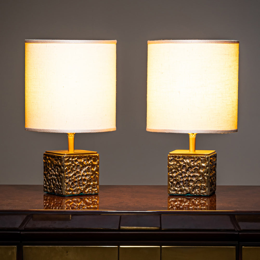 Pair of Bedside Lamps by Luciano Frigerio, Italy, 1970s