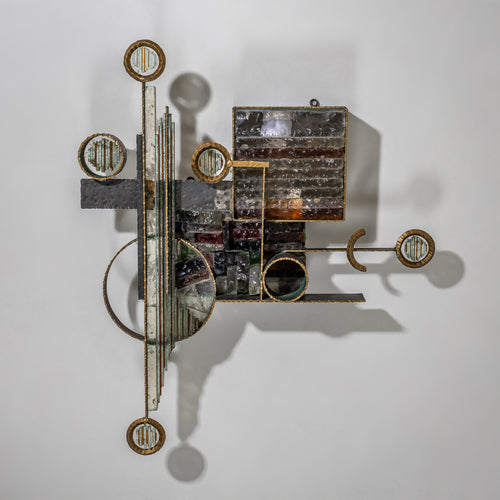 Sculptural Brutalist Wall Light attributed to Albano Poli for Poliarte, Italy, 1970s/80s