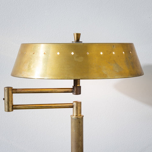 Brass Table Lamp, Italian Manufacture, 1950s