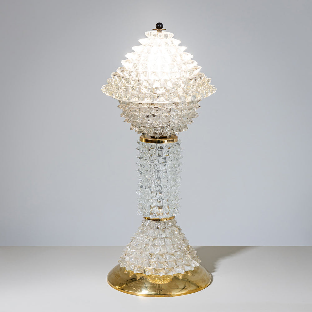 Rostrato Table Lamp, attributed to Barovier & Toso, Italy, probably 1940s