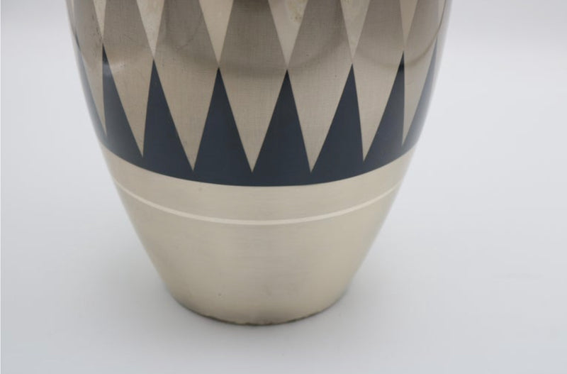WMF Art Deco Period Mixed Metal Vase Germany 1930