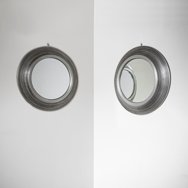 Round Mirrors by Atelier des Orfèvres Rasa Padova, Italy Mid-20th Century