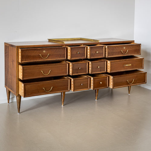 Wide chest of drawers, Italy 1960s