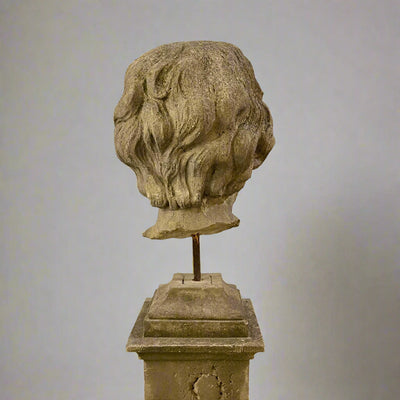 Fragment of Putti Head. 18th Century Germany