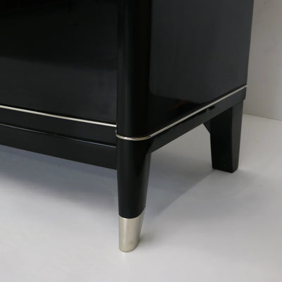 Art Deco Ebonized Sideboard by De Coene Frères,  Belgium 1930s