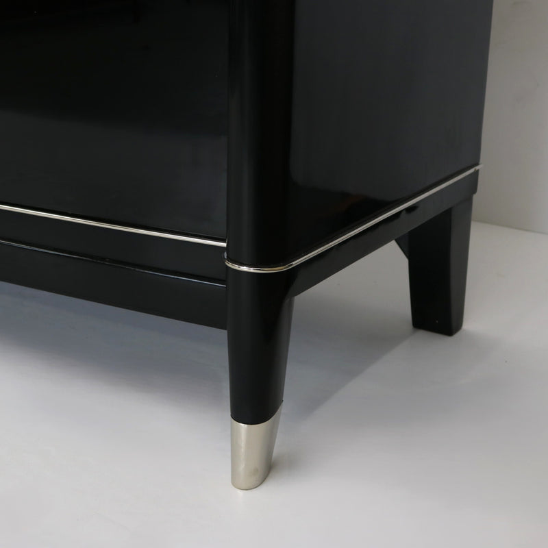 Art Deco Ebonized Sideboard by De Coene Frères,  Belgium 1930s