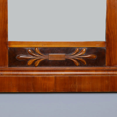 An Elegant Tall Biedermeier Mirror, Austria, c1820