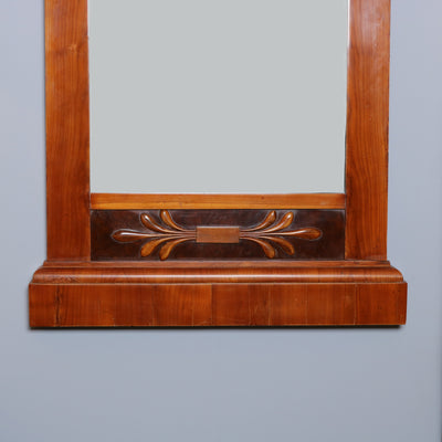 An Elegant Tall Biedermeier Mirror, Austria, c1820
