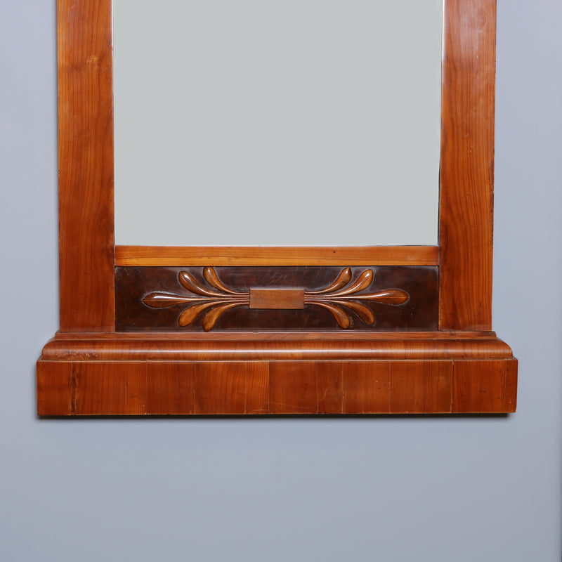 An Elegant Tall Biedermeier Mirror, Austria, c1820