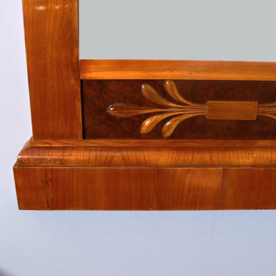 An Elegant Tall Biedermeier Mirror, Austria, c1820