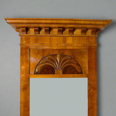 An Elegant Tall Biedermeier Mirror, Austria, c1820