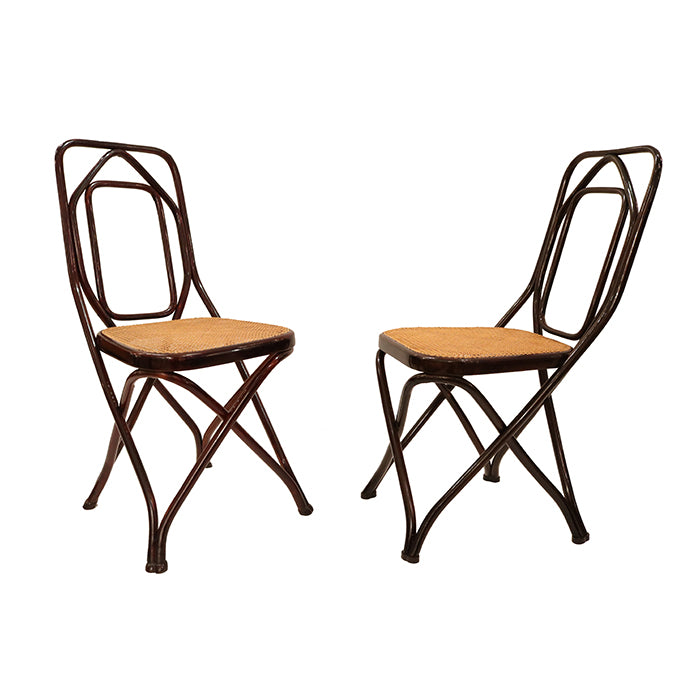 Pair of Thonet Vienna Secession Side Chairs