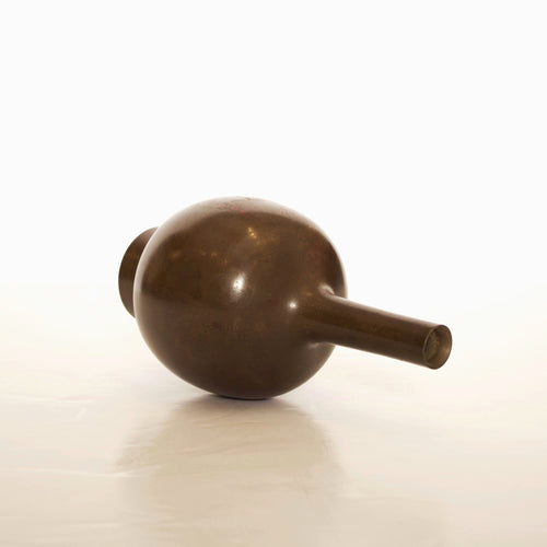 Bronze Bottle Vase, Japan, Probably Mid-20th Century