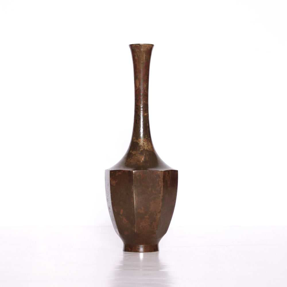 Bronze Bottle Vase, Japan, Probably Mid-20th Century