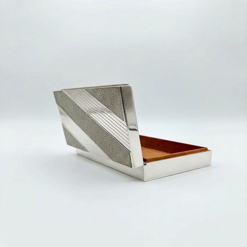 Vintage Shagreen and Silver Box