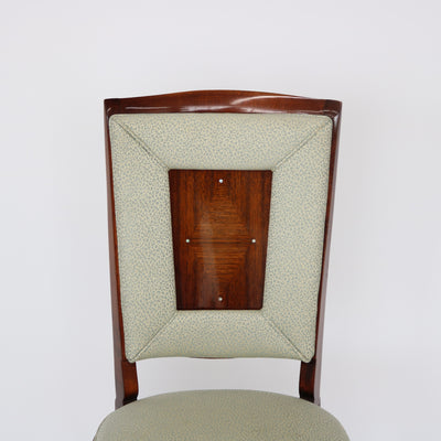 Set of Eight Dining Chairs by Jules Leleu, France 1940's