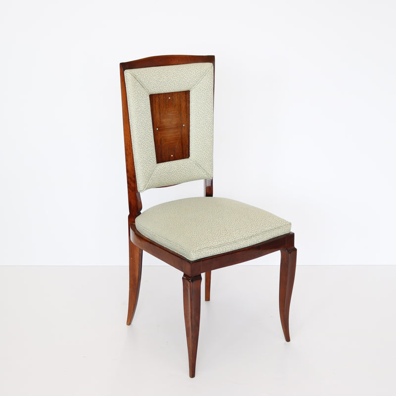 Set of Eight Dining Chairs by Jules Leleu, France 1940&
