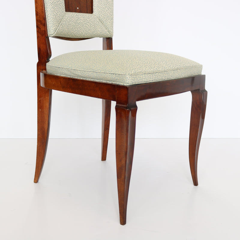 Set of Eight Dining Chairs by Jules Leleu, France 1940&