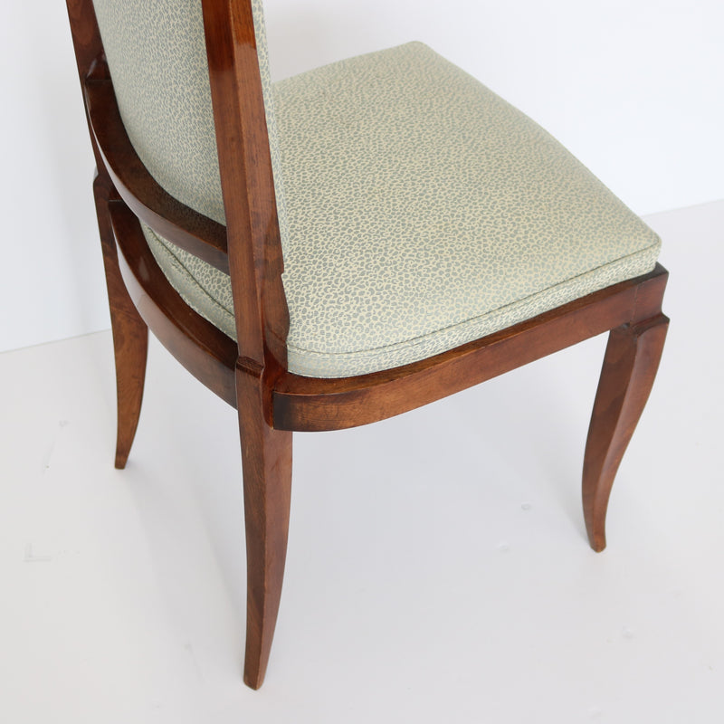 Set of Eight Dining Chairs by Jules Leleu, France 1940&