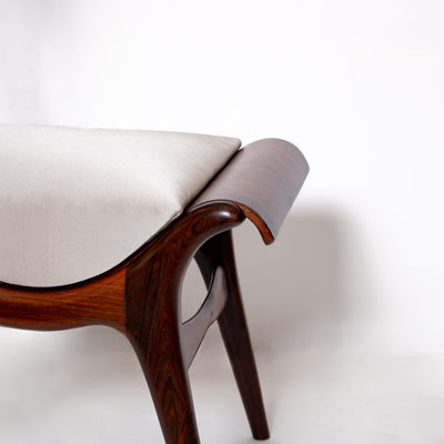 Pair of Flame Dining chairs by Dante la Torre for Pozzi, Italy 1950's