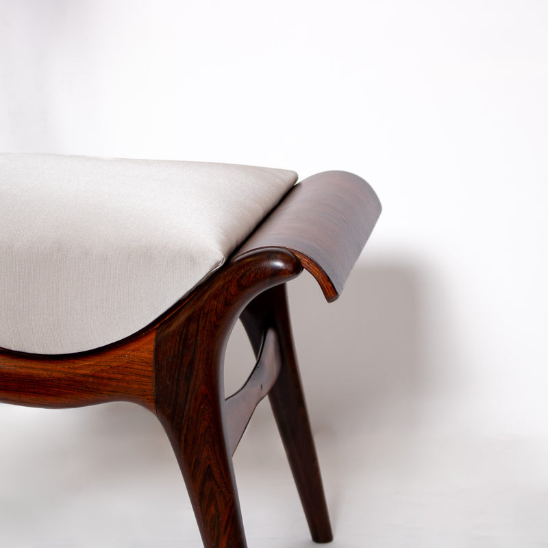 Pair of Flame Dining chairs by Dante la Torre for Pozzi, Italy 1950&