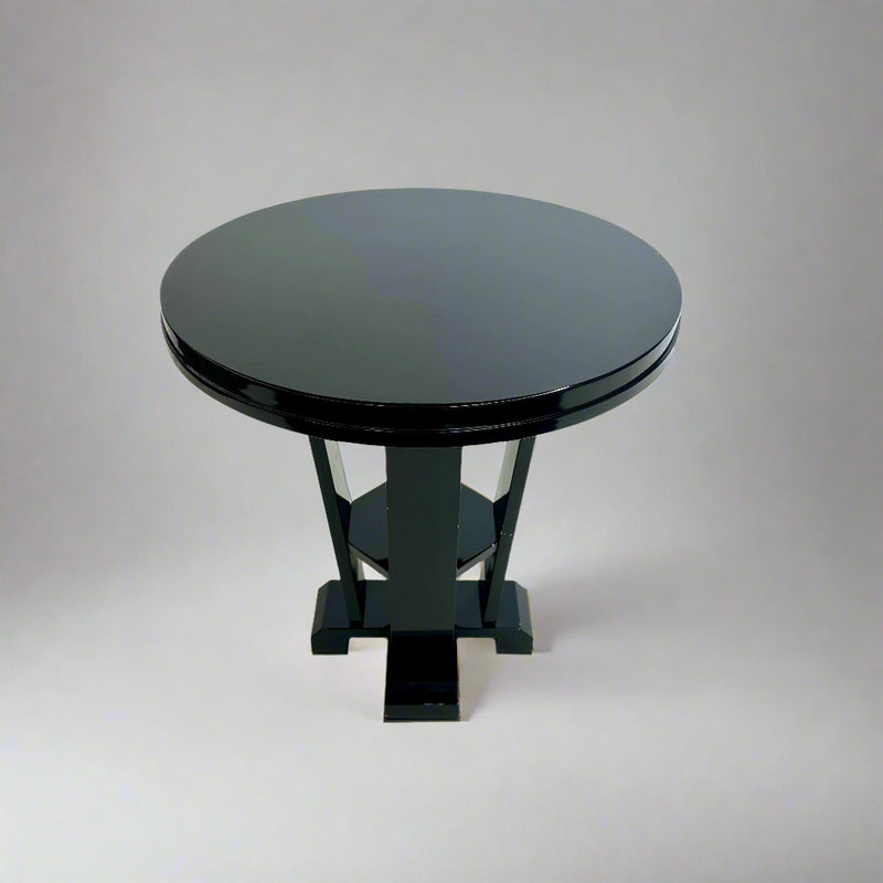 Art Deco style Gueridon Side Table, France, 1990&