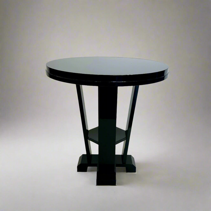 Art Deco style Gueridon Side Table, France, 1990&