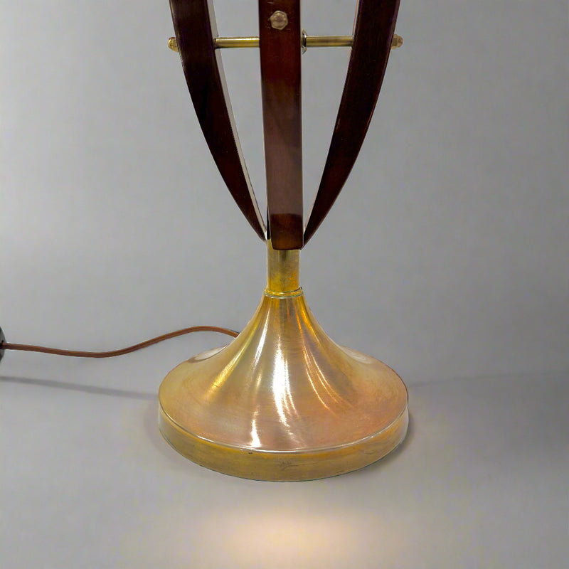 Pair of Modernist Architectural Table Lamps, Italy, 1950&