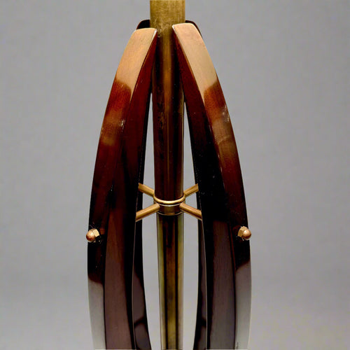 Pair of Modernist Architectural Table Lamps, Italy, 1950's.