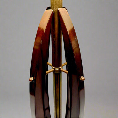 Pair of Modernist Architectural Table Lamps, Italy, 1950's.