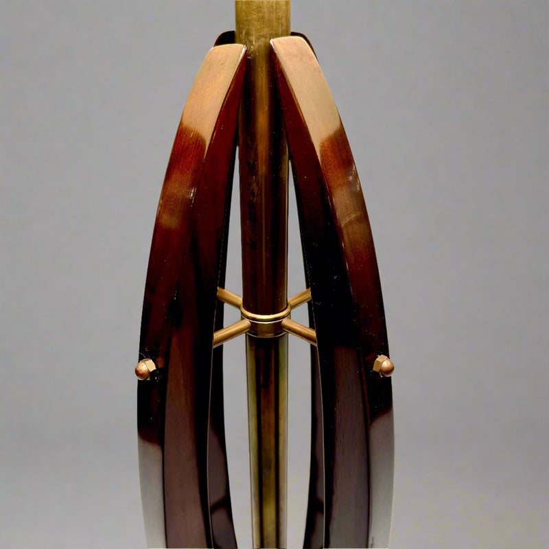 Pair of Modernist Architectural Table Lamps, Italy, 1950&