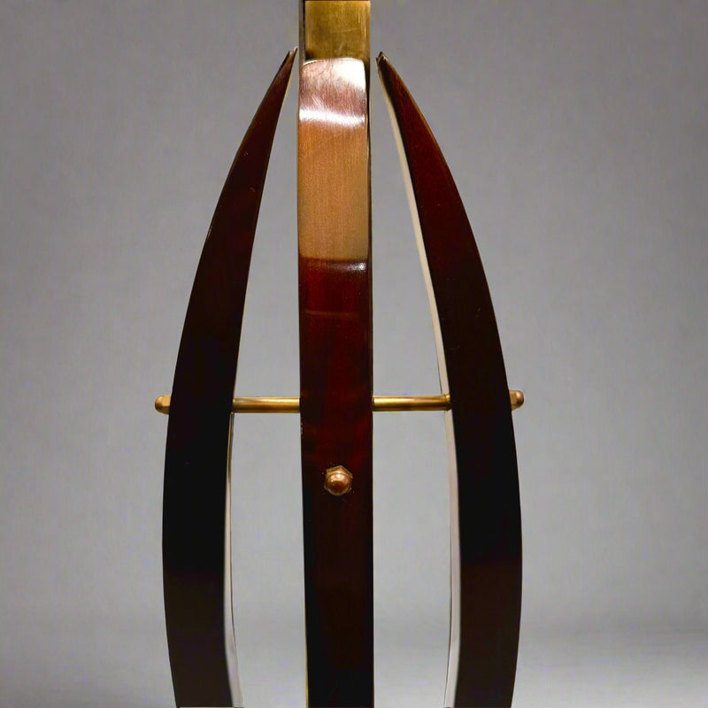 Pair of Modernist Architectural Table Lamps, Italy, 1950&