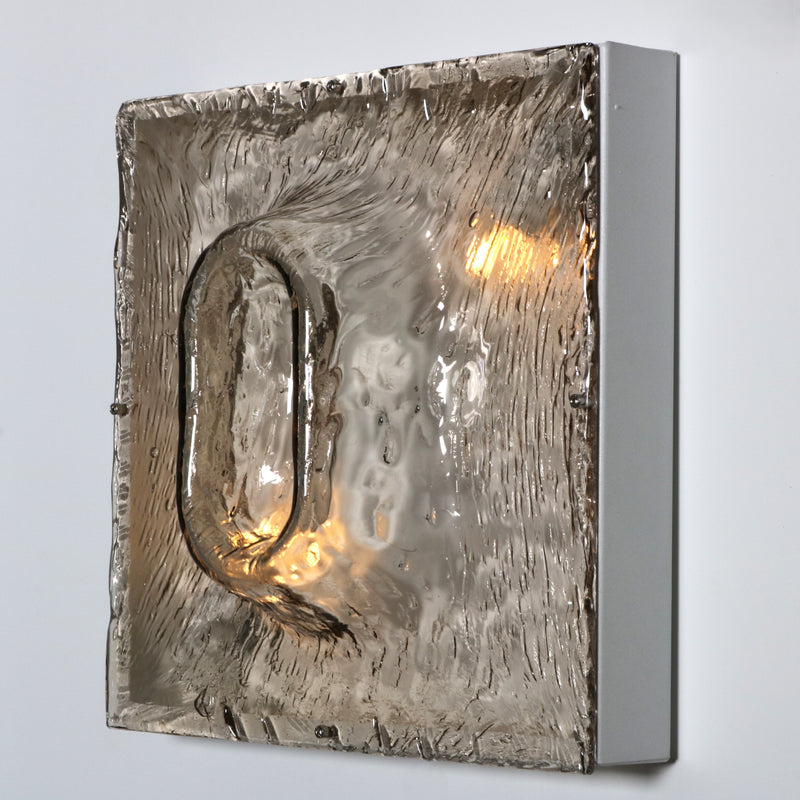 Murano Glass Ceiling Fixture by Toni Zuccheri for Venini, Italy, c1960&