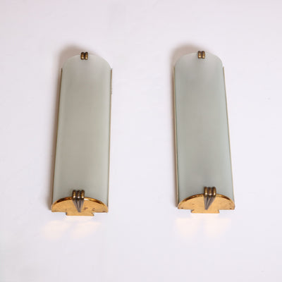 Pair of Art Deco Sconces, France Circa 1930s