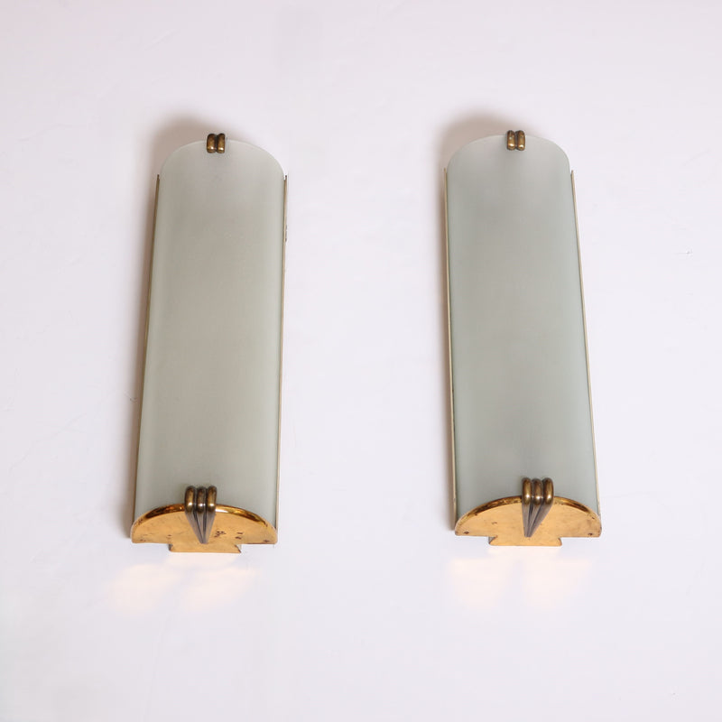Pair of Art Deco Sconces, France Circa 1930s