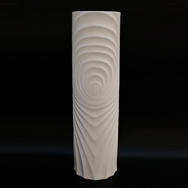 Tall Cylindrical Porcelain Vase by Scherzer