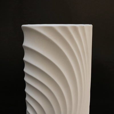 Tall Cylindrical Porcelain Vase by Scherzer