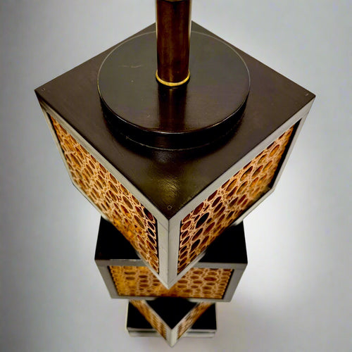 James Mont Mid Century Modern Bamboo Lamp USA 1950
