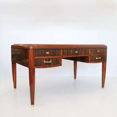 Fine Art Deco Desk with five drawers