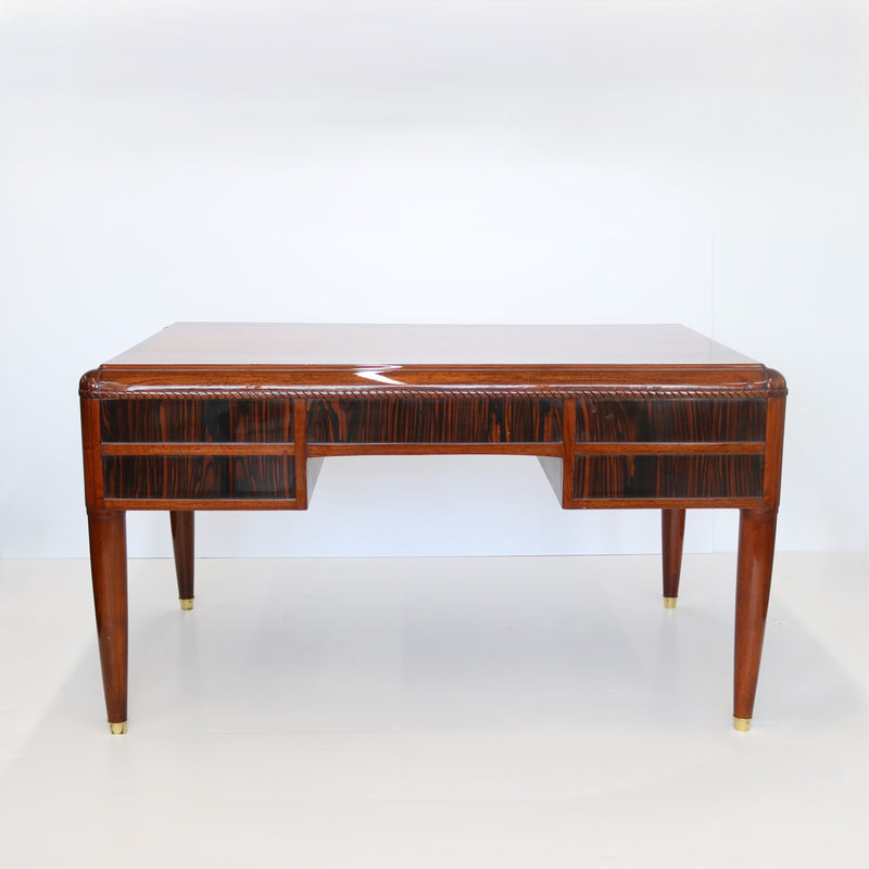 Fine Art Deco Desk with five drawers
