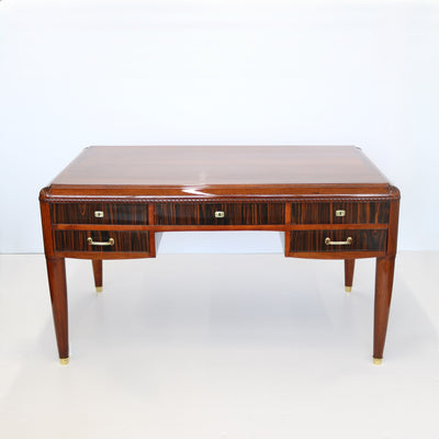 Fine Art Deco Desk with five drawers