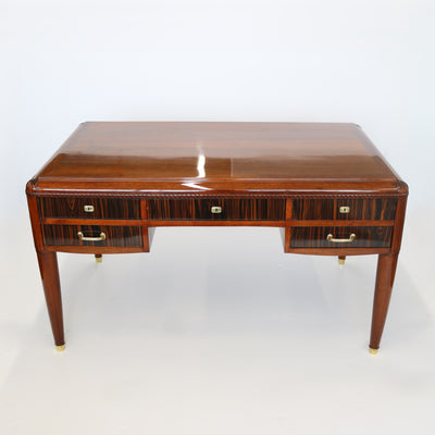Fine Art Deco Desk with five drawers
