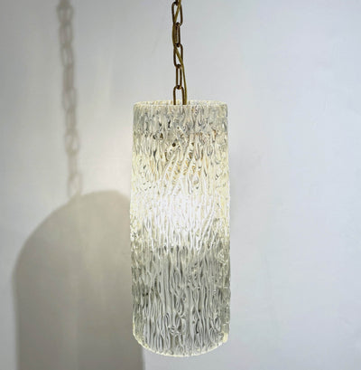 Orrefors Modernist Crystal Pendant Lantern Sweden circa 1950